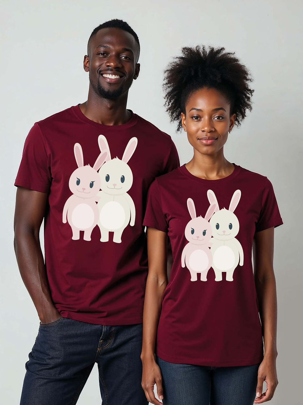 Thumbnail: Eternal Love Cartoon Couple Matching Tee Lovers Edition – Sale