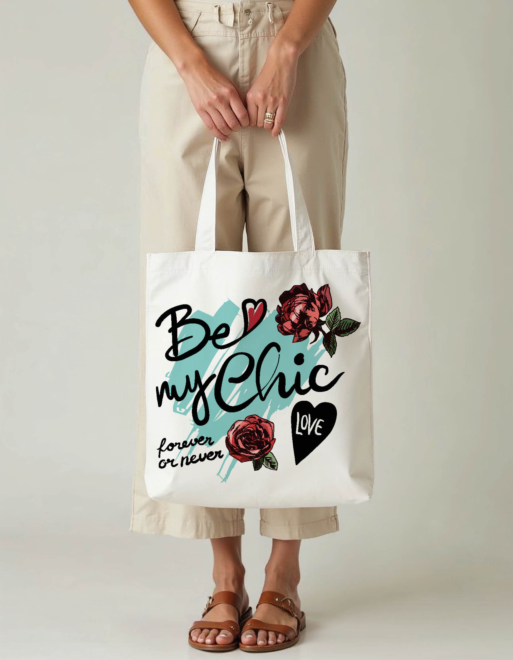 Abstract Art Tote Printed Bag – Stylish Grocery & Shopping Bag Best Price