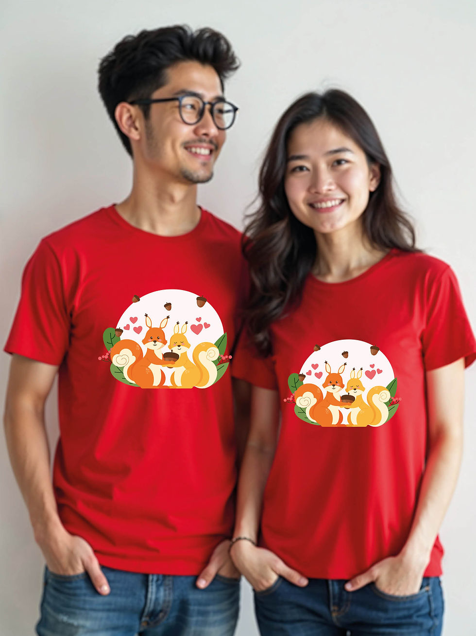 Thumbnail: Soulmates Cartoon Couple Matching Tee Lovers Edition – Limited Stock