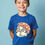 Thumbnail: Playful Puffer Fish Mascot Graphic T-Shirt Casual  Printed T-Shirt