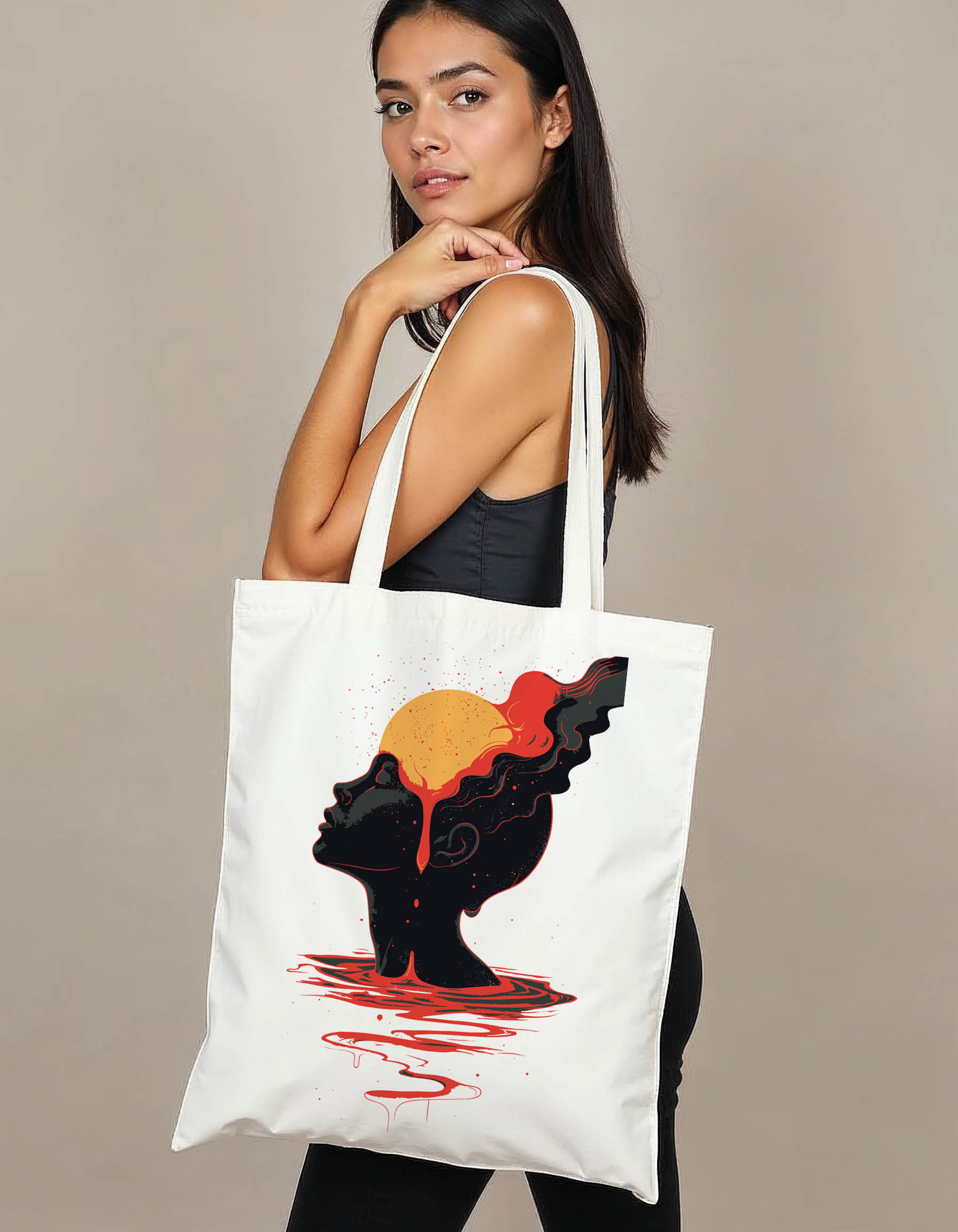 Love Tote Printed Bag – Premium Quality Shopper Shop Now