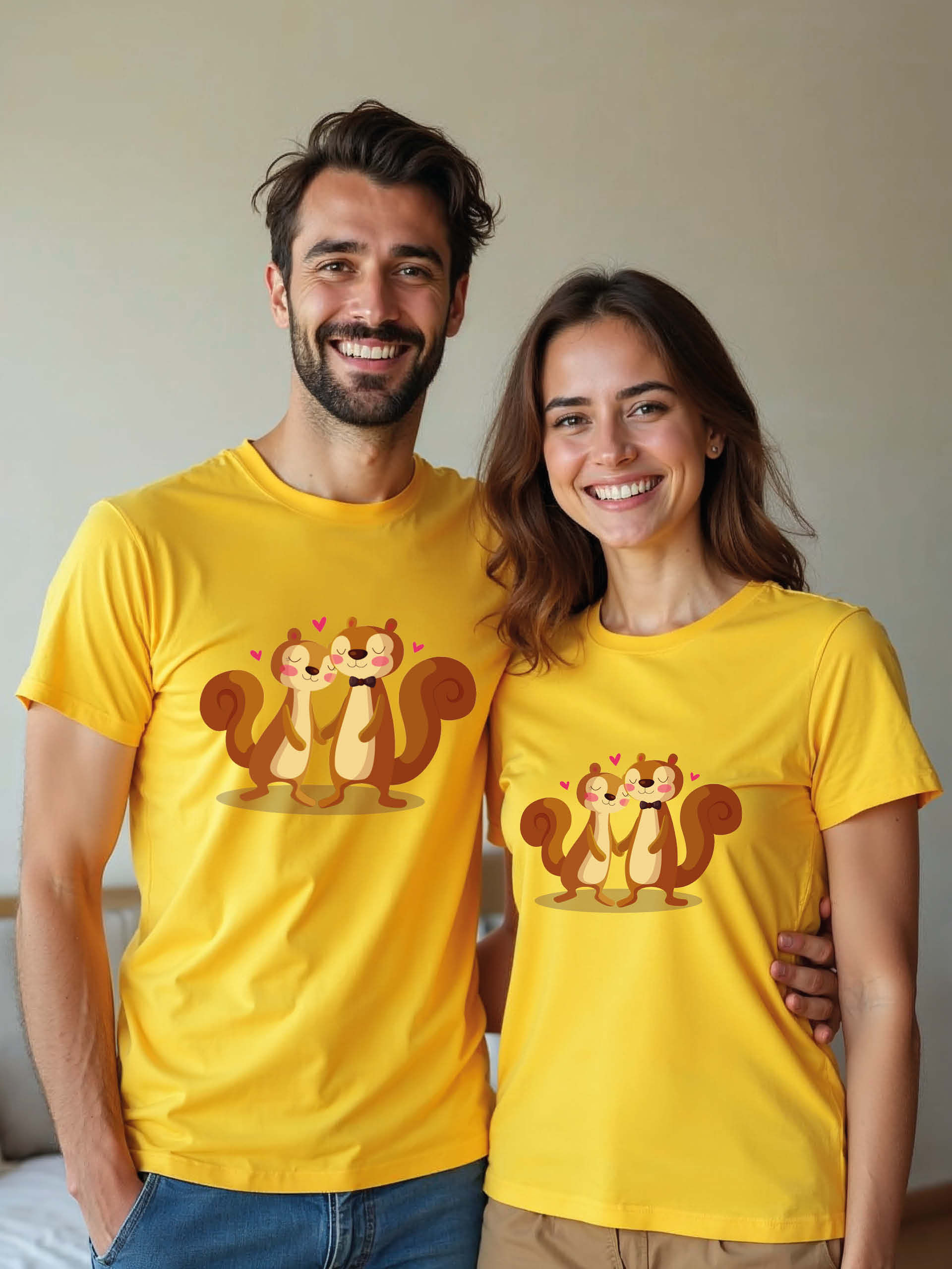 Valentine’s Animal Couple Matching Tee Lovers Edition