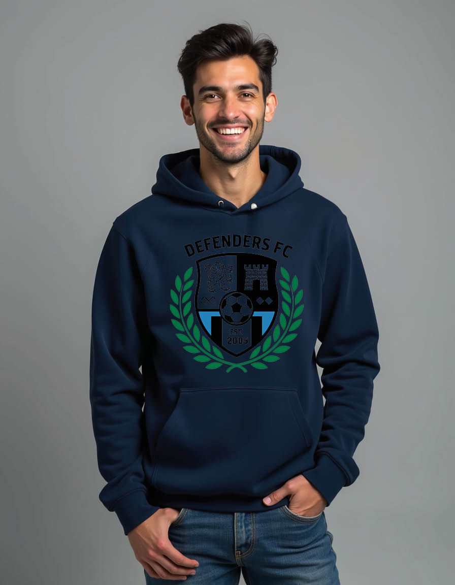 Thumbnail: defenders fc Stylish Men’s Streetwear Hoodie – Cool Printed Outfit | Today’s Off