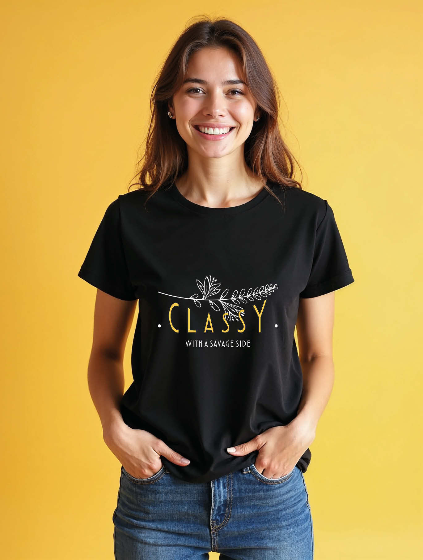 Classy with savage side Cool Women’s Streetwear T-Shirt – Buy Now