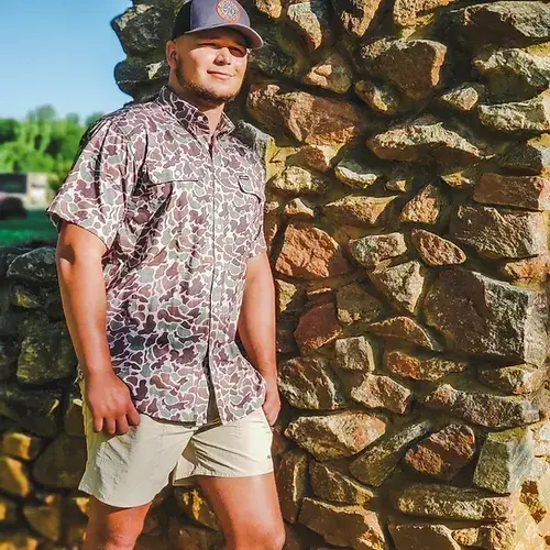 Thumbnail: Corporate S/S Camo Button Down (CG-219)