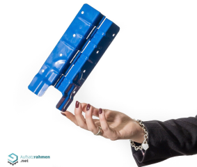 Scharniere für Aufsatzrahmen 200mm - blau