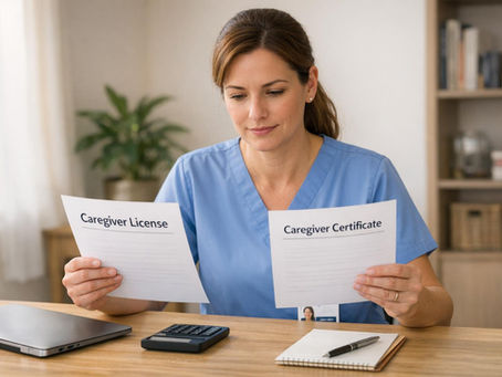 Caregiver Licensing vs. Certification: Key Differences
