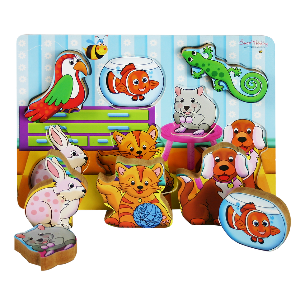Pets Chunky puzzle 6pc