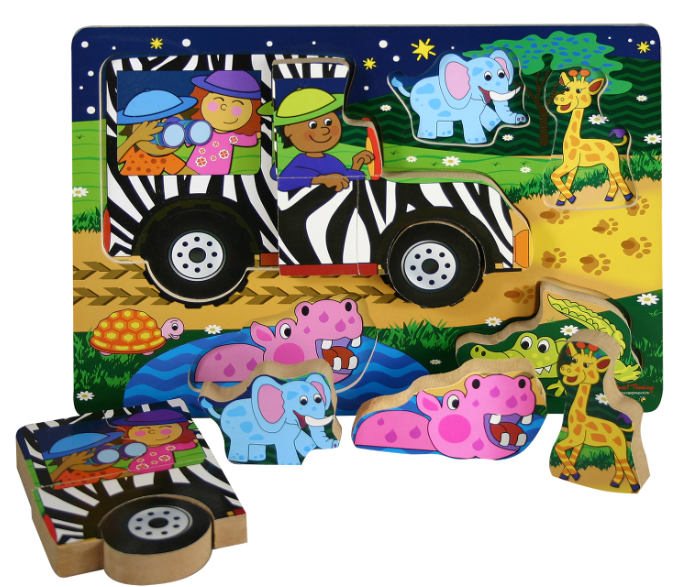 Safari Chunky puzzle 6pc
