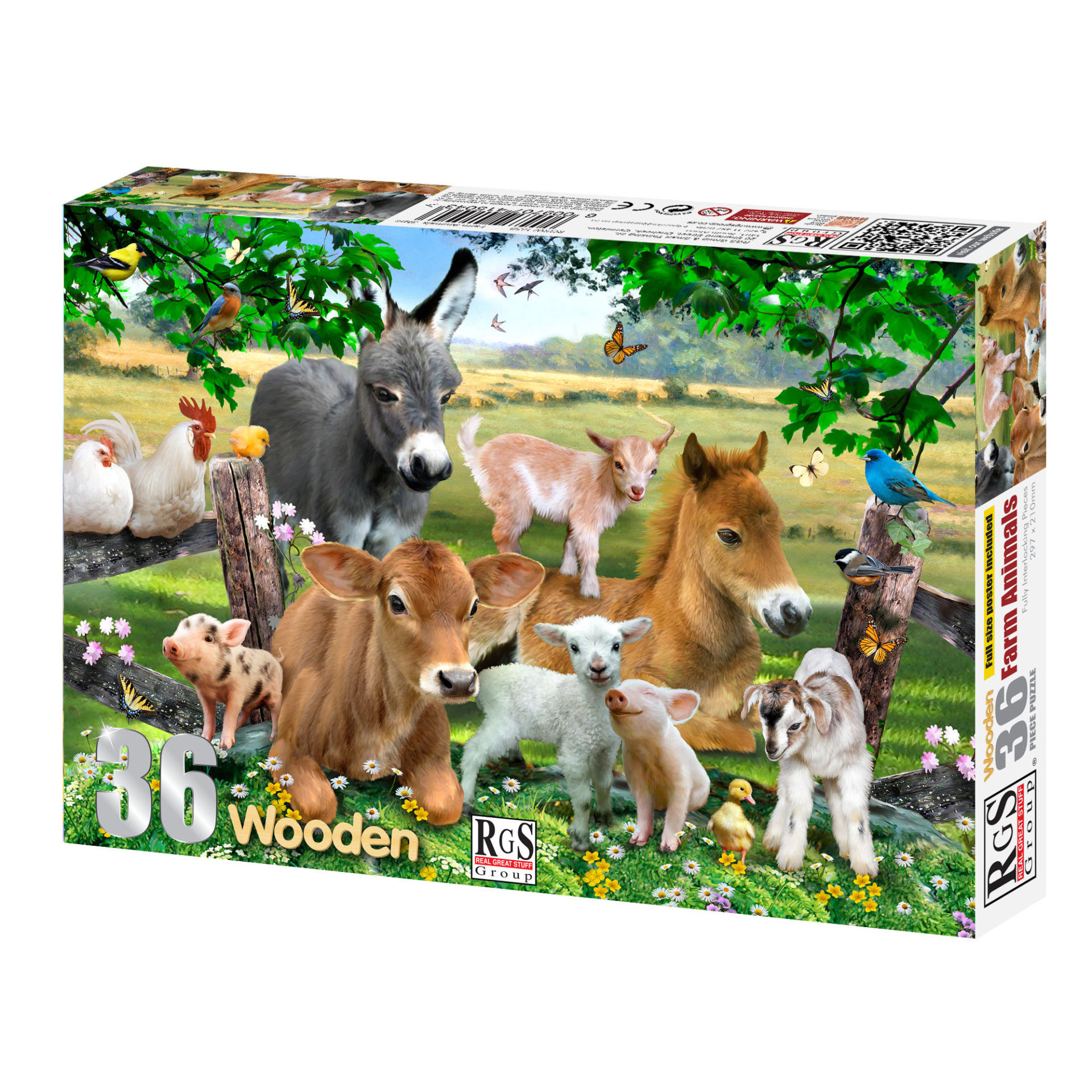 Farm animals 36pc