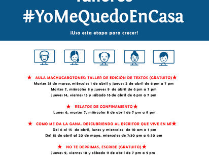 Escribe en la cuarentena