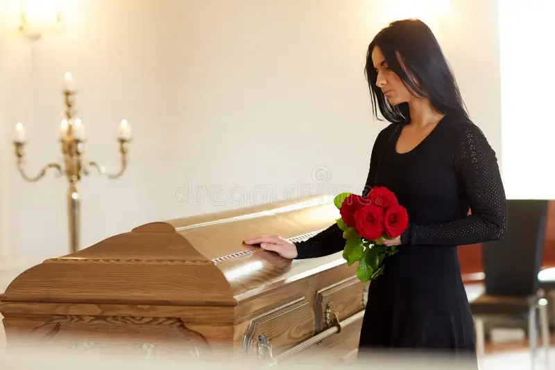 El funeral