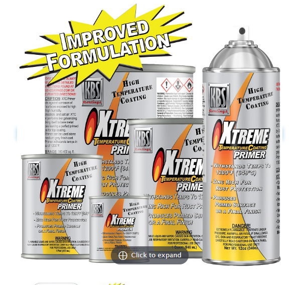 Eastwood canada XTC Silicone Zinc Rich Primer - High Temperature Zinc Rust Prevention Primer 65100 aerosol