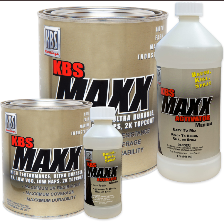 KBS MAXX Clear - UV Stable 2K Durable Clear Coat Paint eastwood canada