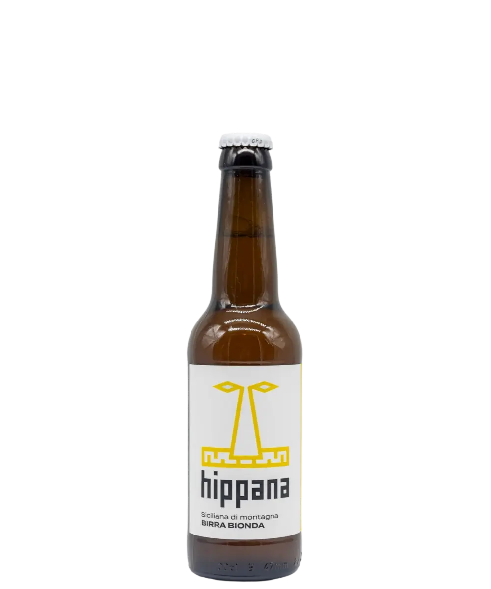 bottiglia birra artigianale Hippana Bionda