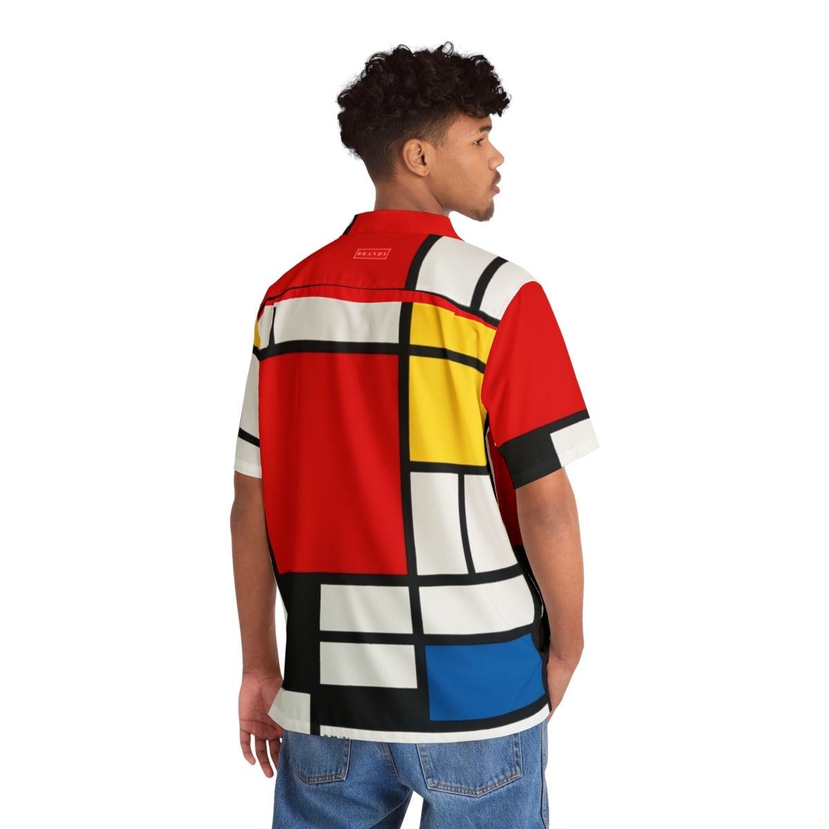 Brands Men's Hawaiian Shirt (AOP)