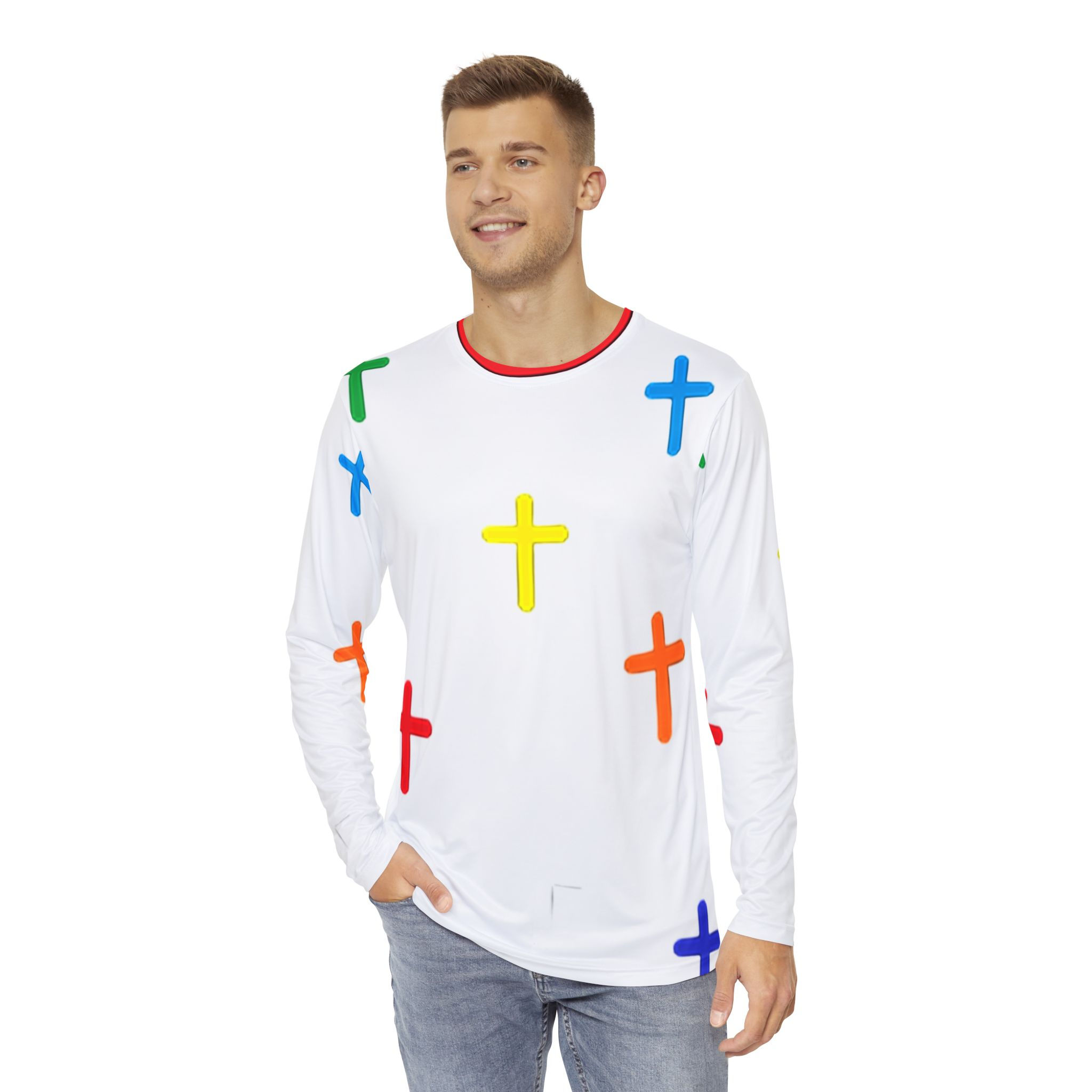 Brands Men's Long Sleeve AOP Shirt