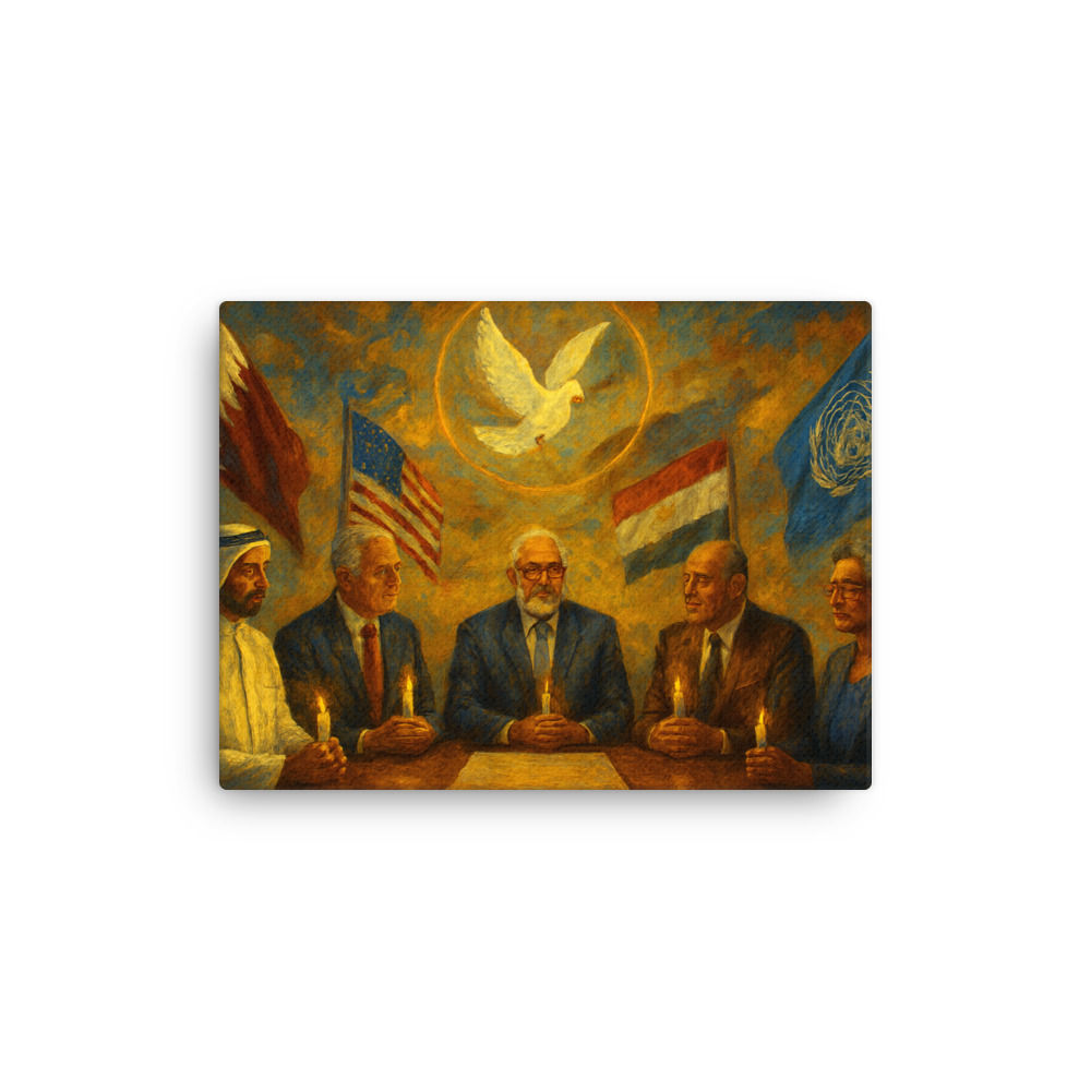 B.G. | The Mediators Circle Thin canvas