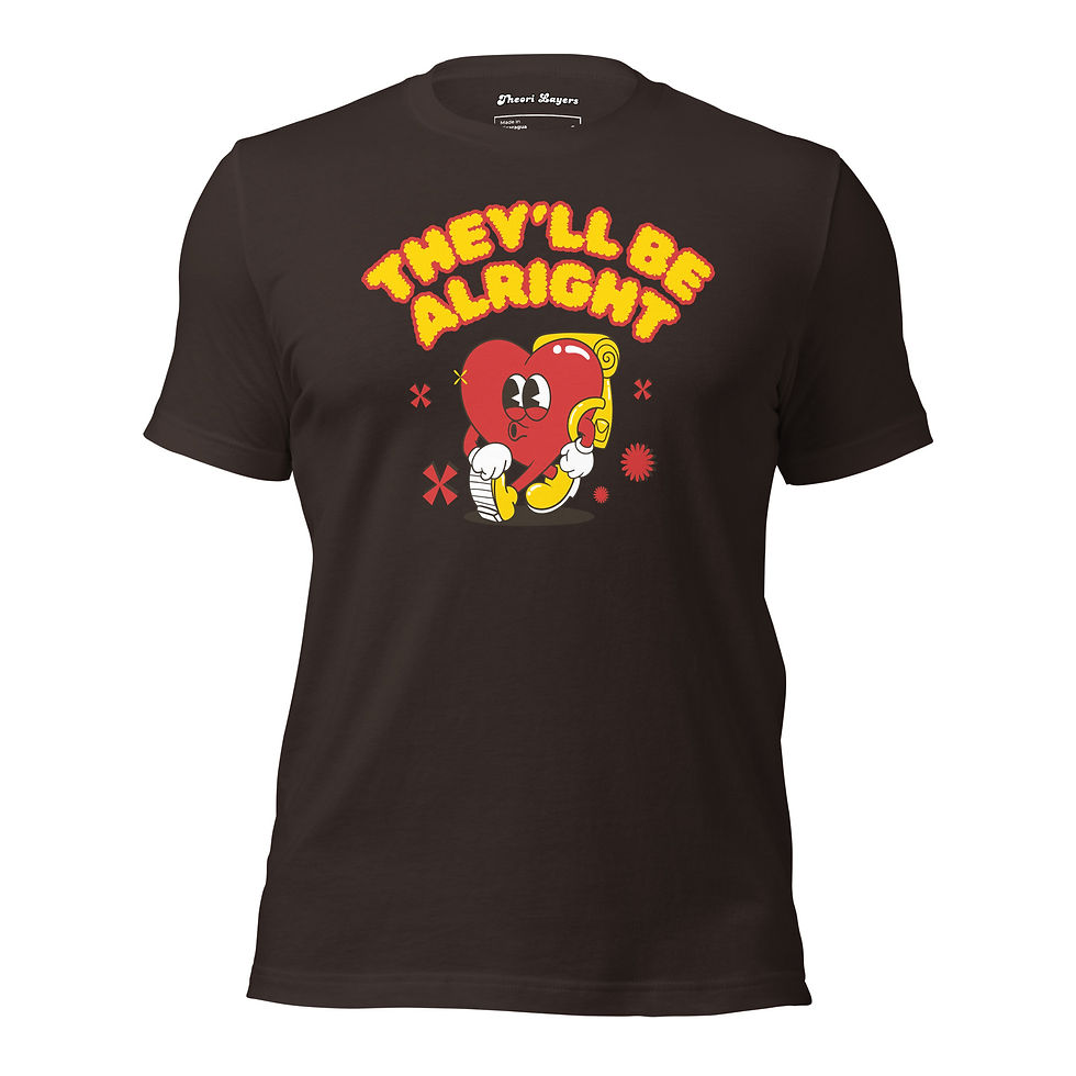 Thumbnail: They'll Be Alright Unisex Cotton Tee