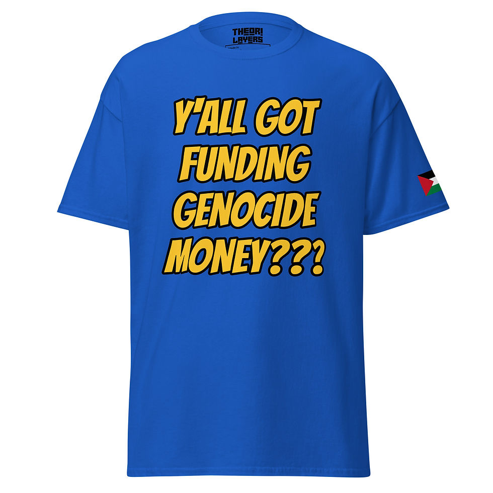 Thumbnail: Yall Got Genocide Money? Tee