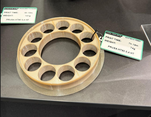 3D-printed PEEK labware