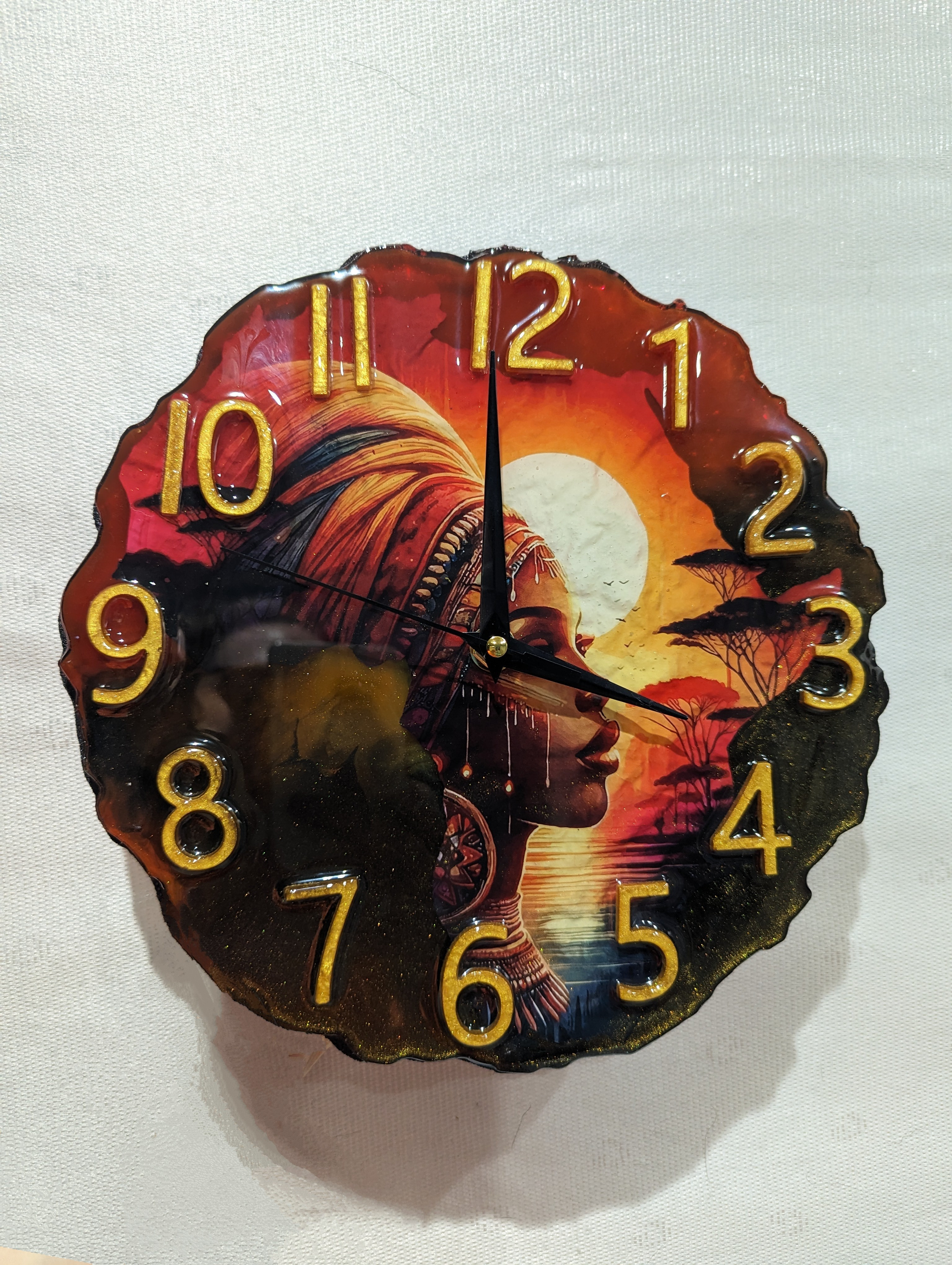 African wall clock