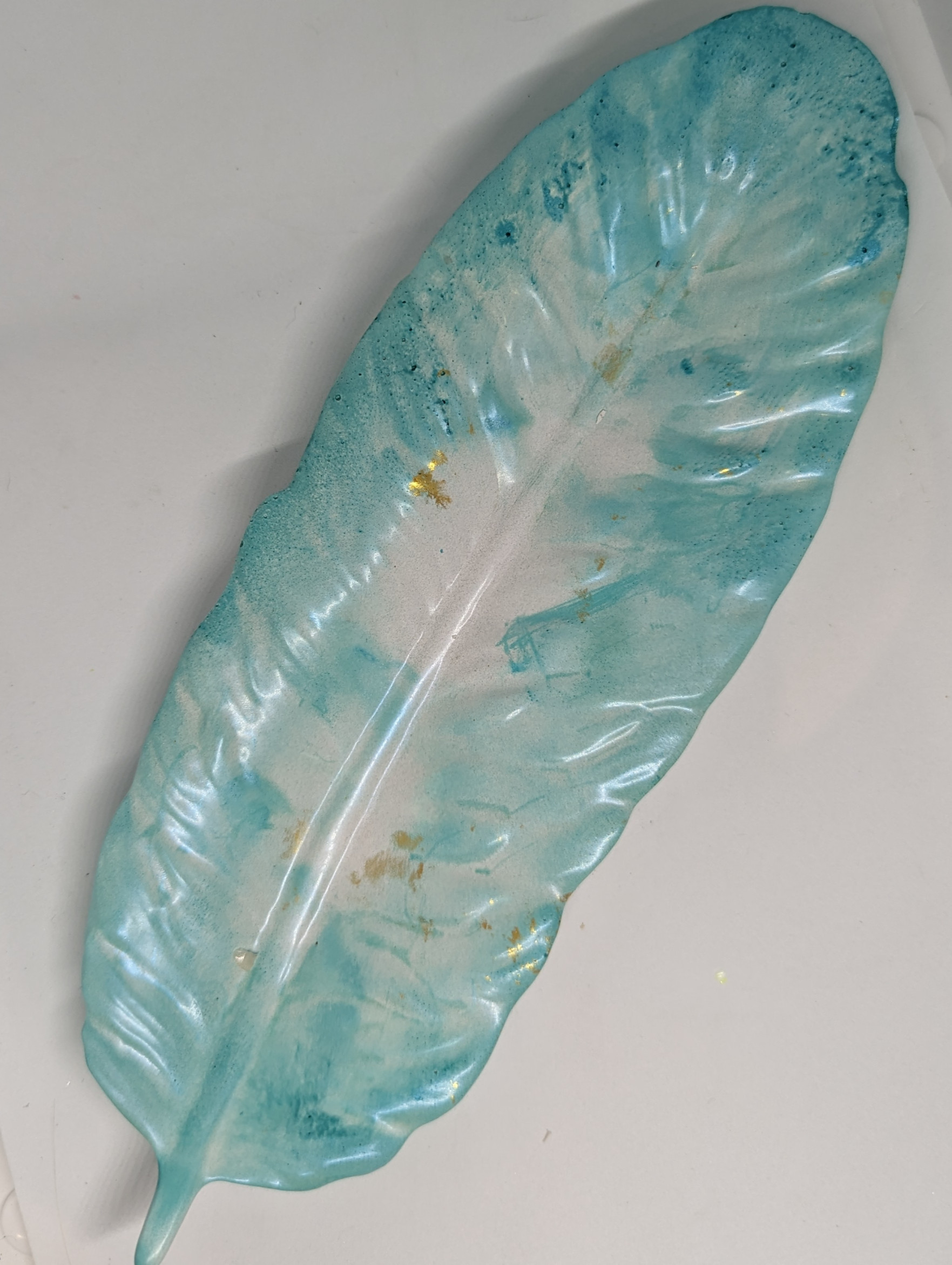 Feather trinket dishes