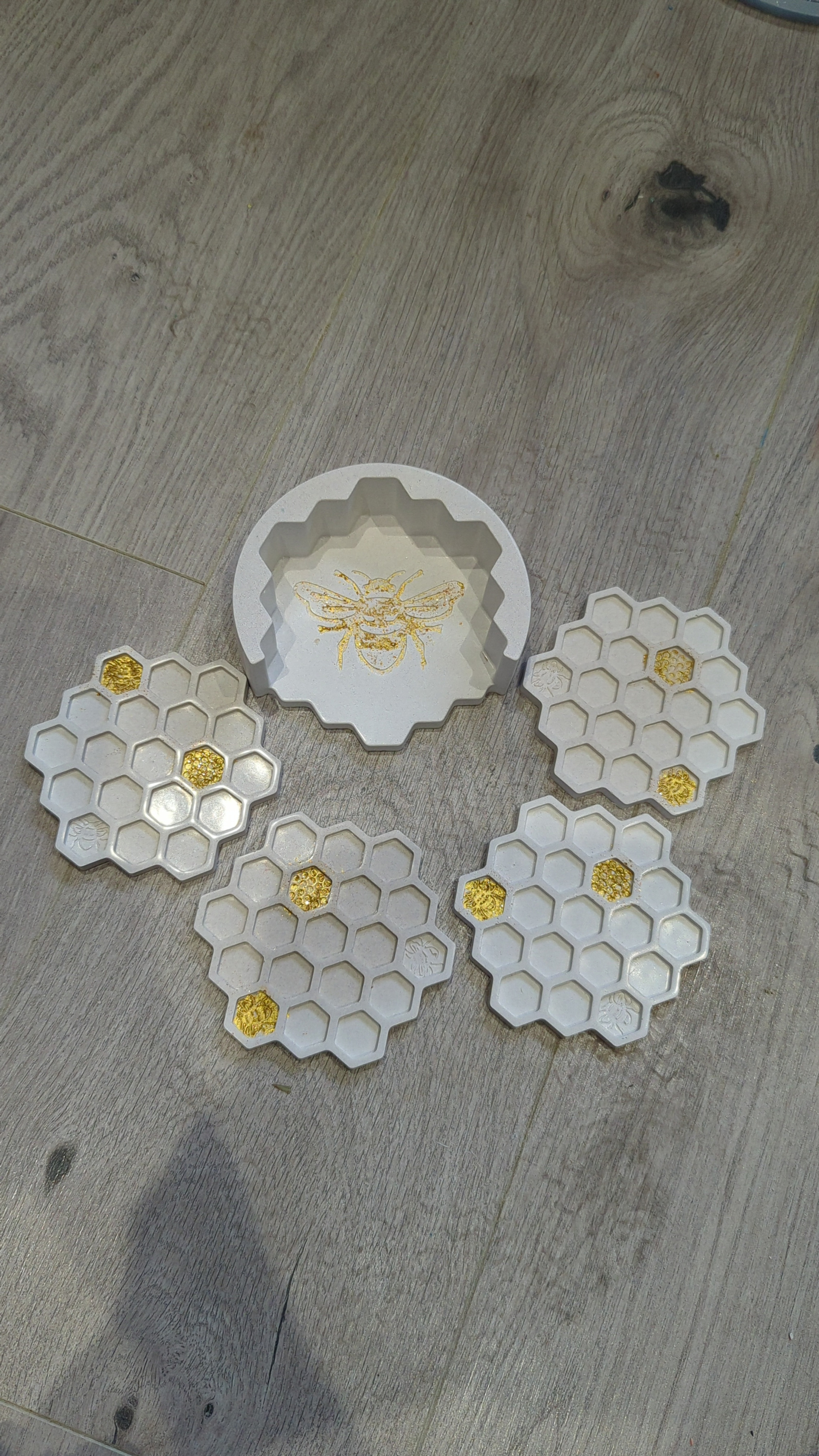 Manchester Bee coasters