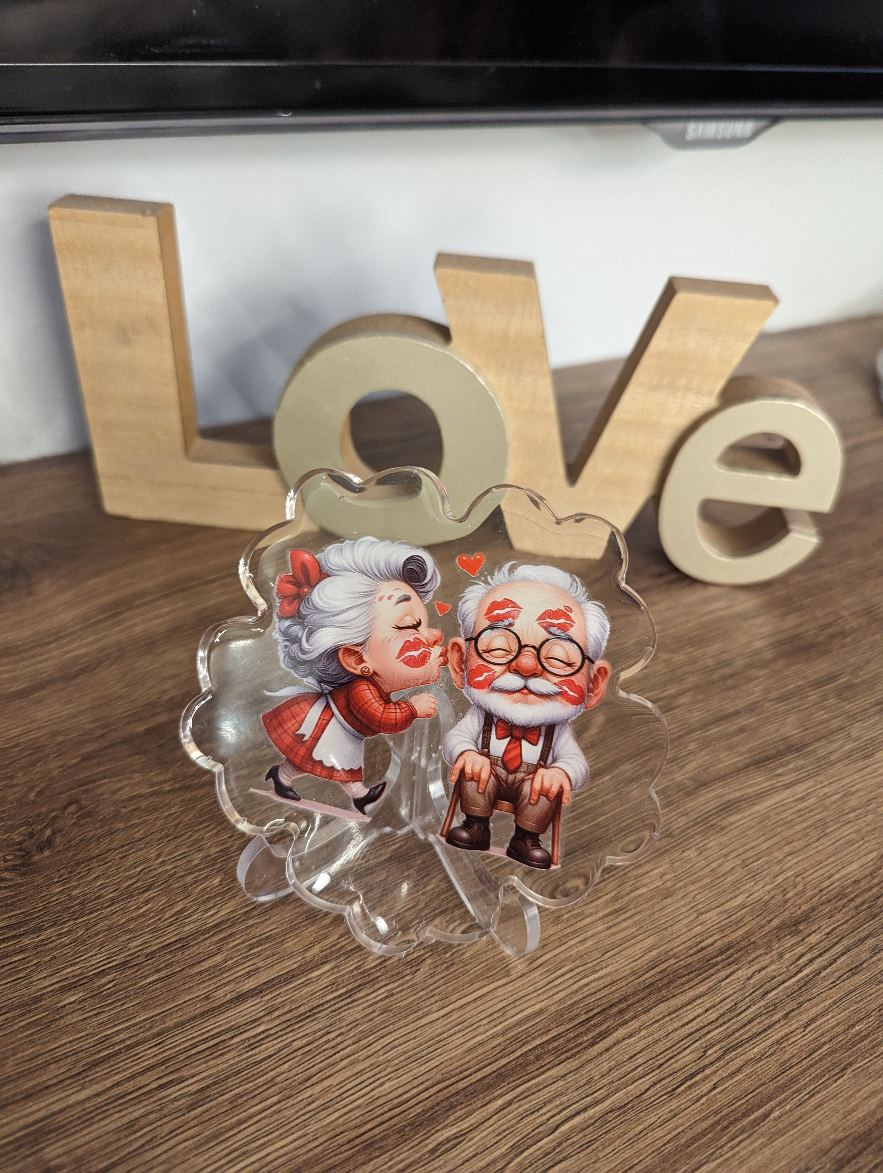 Personalized Mini Plates with stand