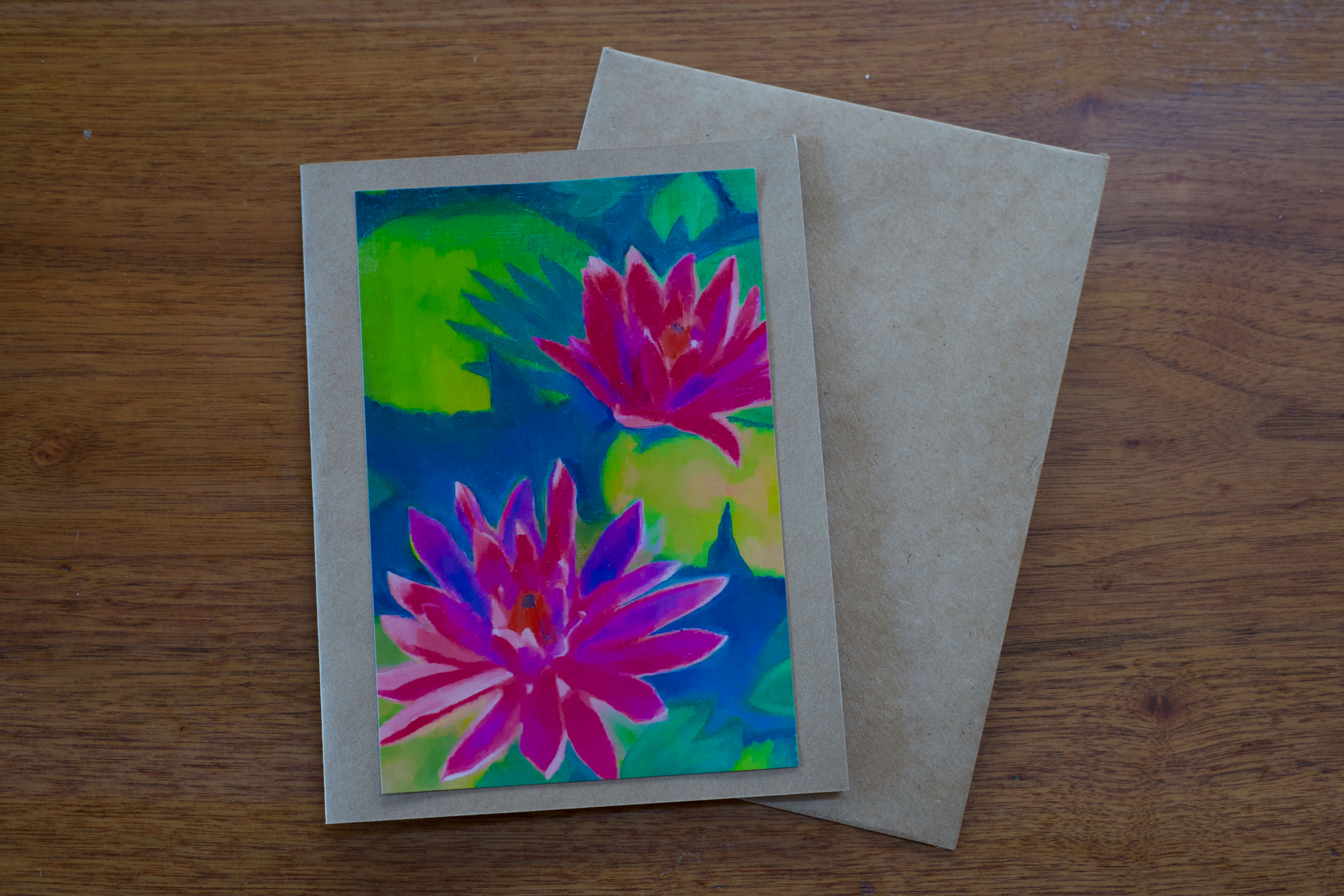 Tahitian Lilies Card