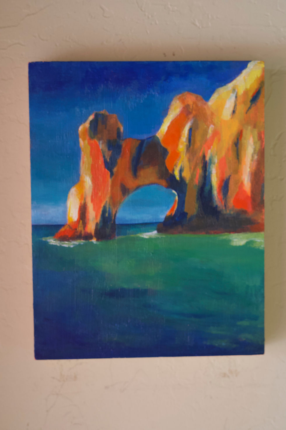 Thumbnail: Entrance to The Sea Original Painting 11" x 14"