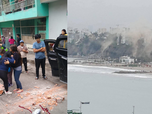 Impactantes daños y heridas tras el sismo de magnitud 6.1 en Lima y el Callao