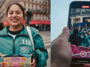 La peruana que "sobrevivió" al Juego del Calamar en París.