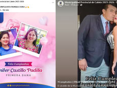 ¡Papelón! Municipalidad de Cañete usa recursos públicospara saludar a la esposa del alcalde por su cumpleaños.