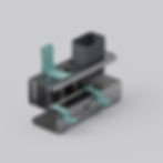 Grey colored 3D printed office accessories parts on a metal pen & mobile holder stand used to put pen, pins, staplers, etc