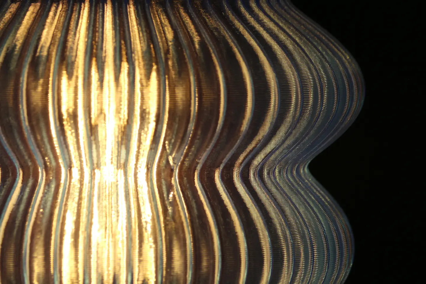 Close-up View of Blue Lava Bloom Lamp with Glowing Diffuser – Haydn