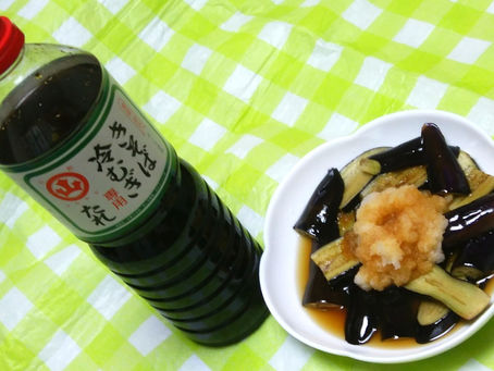 なすの素揚げに大根おろし