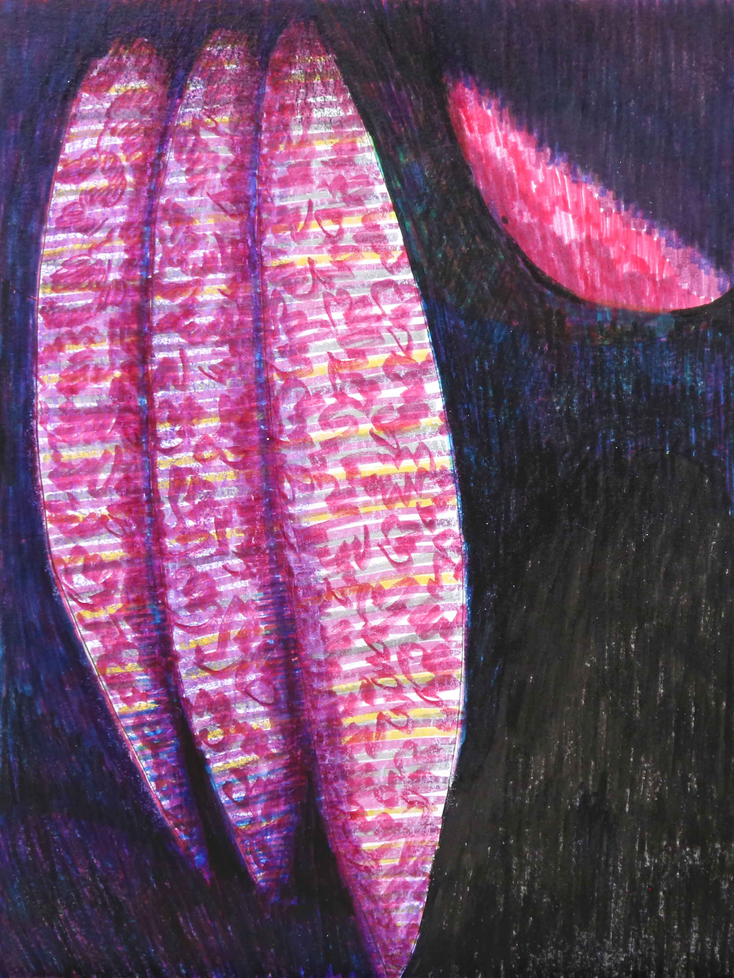 Oceans (Oil pastels on Paper)