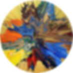 Centrifugal 20220807 - 66cm - Acrylic on Canvas - 2022
