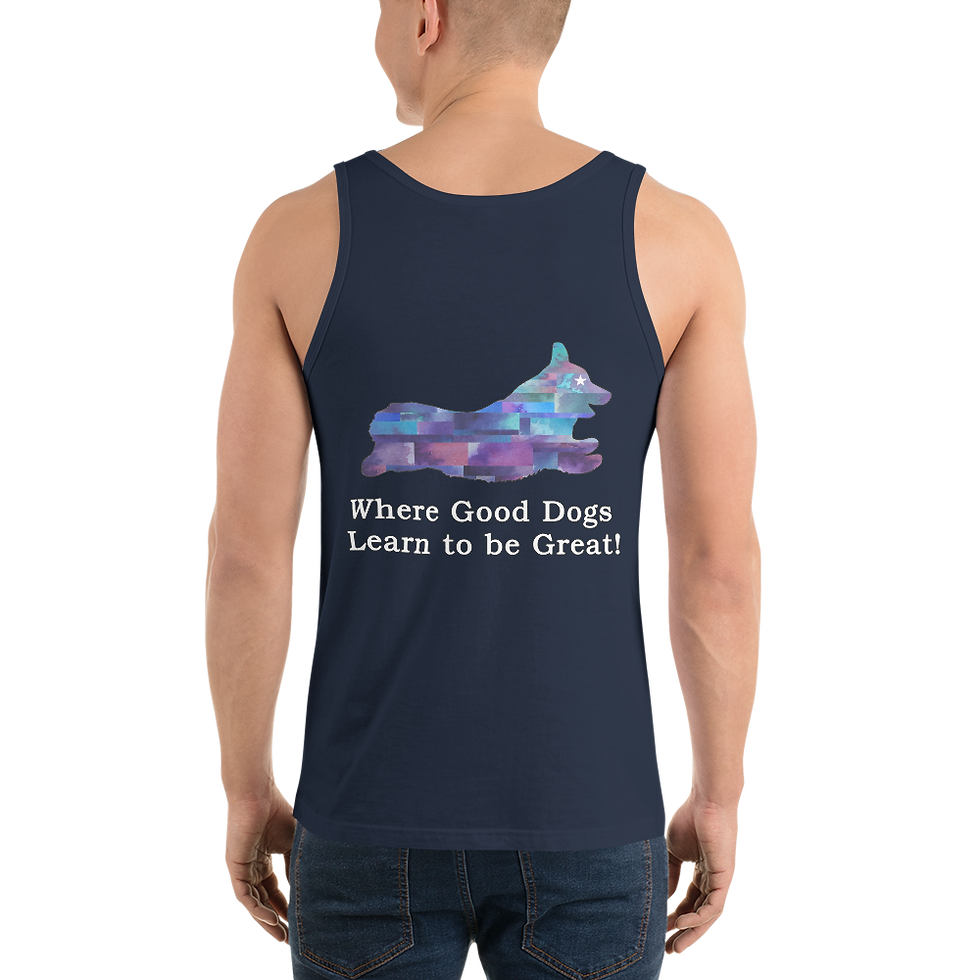 Thumbnail: Men's Courageous Canines Color Logo Tank Top