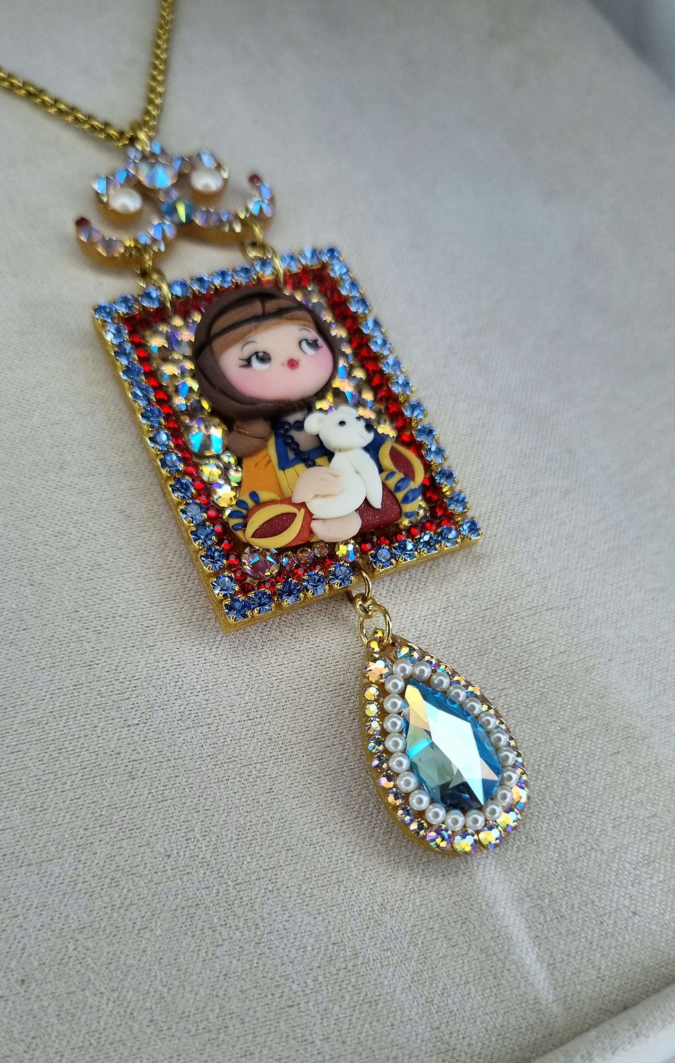 Dama con l'ermellino Collier Swarovski