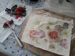 flower pounding photo