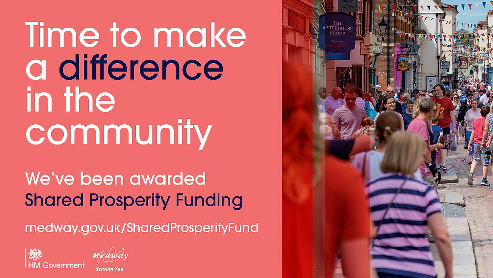 Time to make a difference in the community - we've been awarded Shared Prosperity Funding