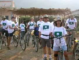 Non-cyclists experiencing the thrill of a cycle tour, discovering new sights and enjoying the journey with The Explorers.