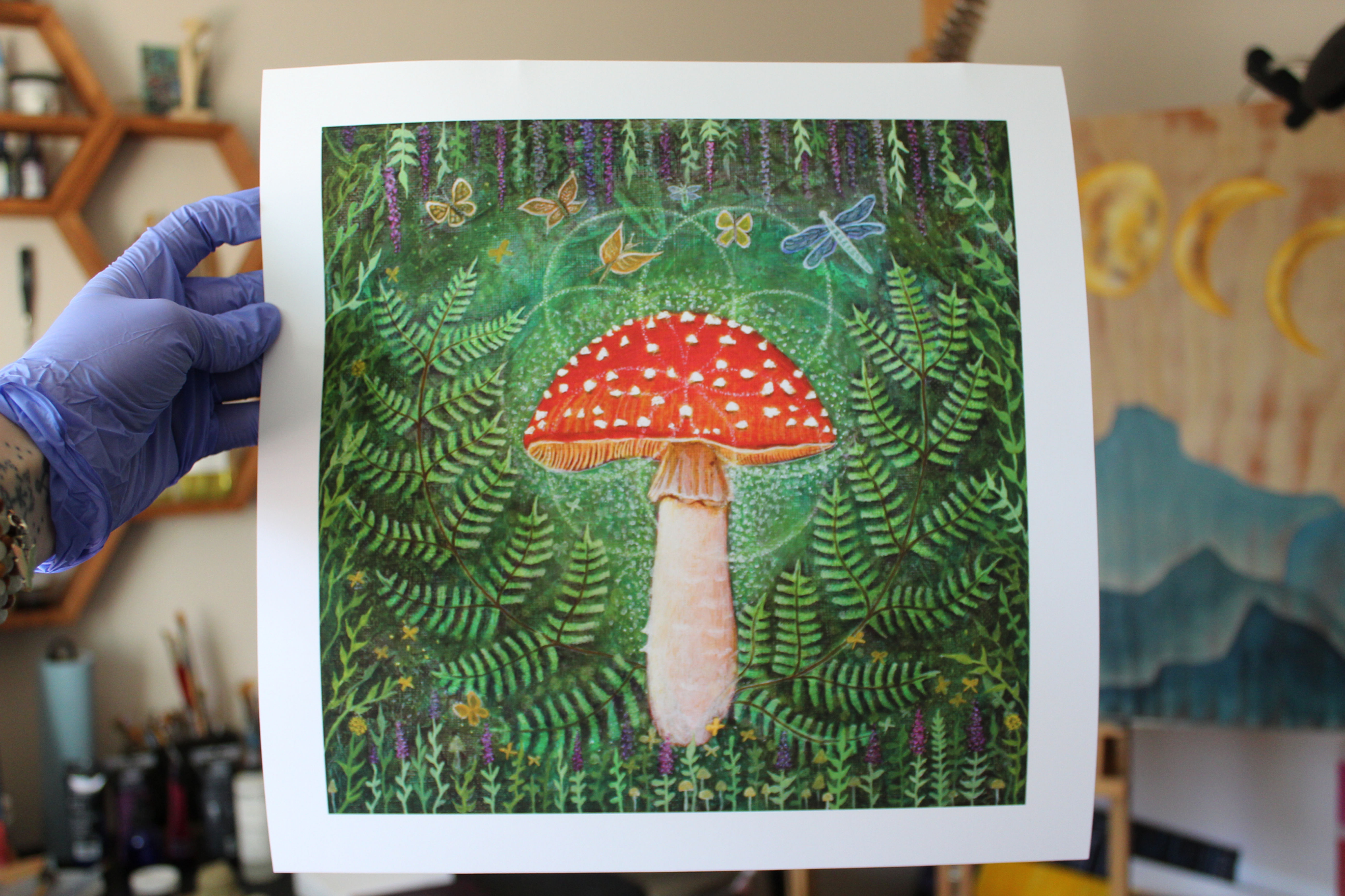 Enchanted Amanita archival print