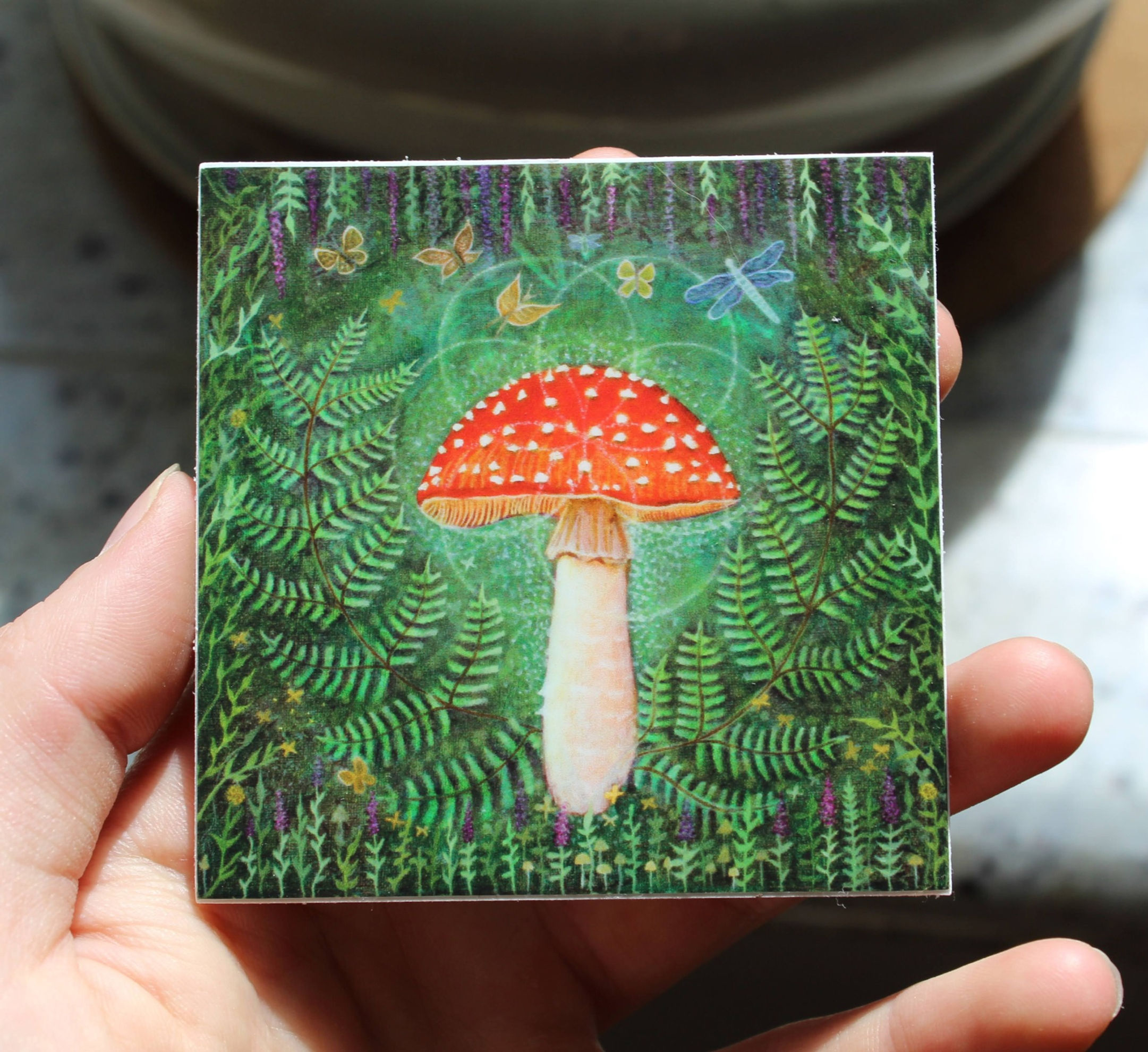 Enchanted Amanita stickers