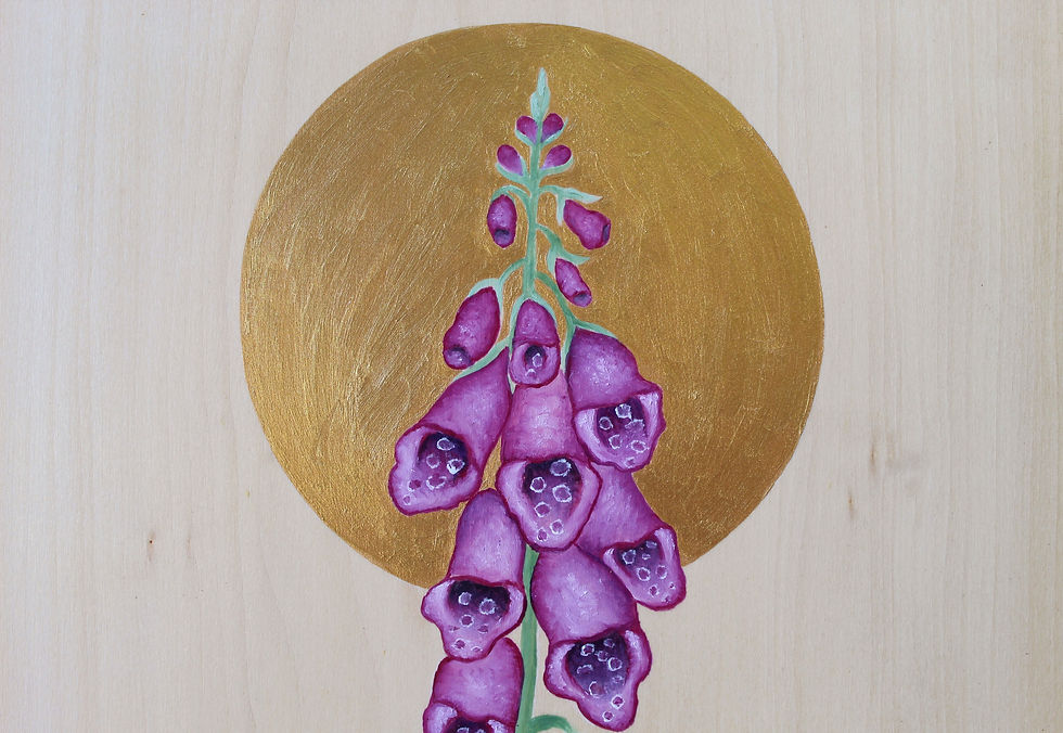Thumbnail: Foxglove original painting 