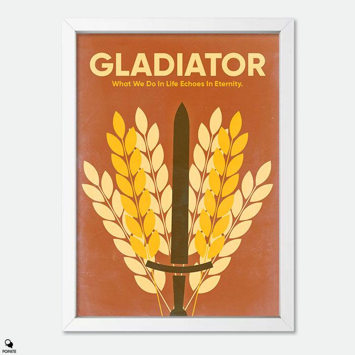 Thumbnail: Gladiator Minimalist Mini Framed Print