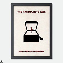 The Handmaid's Tale Minimalist Mini Framed Print - The Girl In The Box