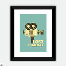 Lost Highway Alternative Vintage Framed Print